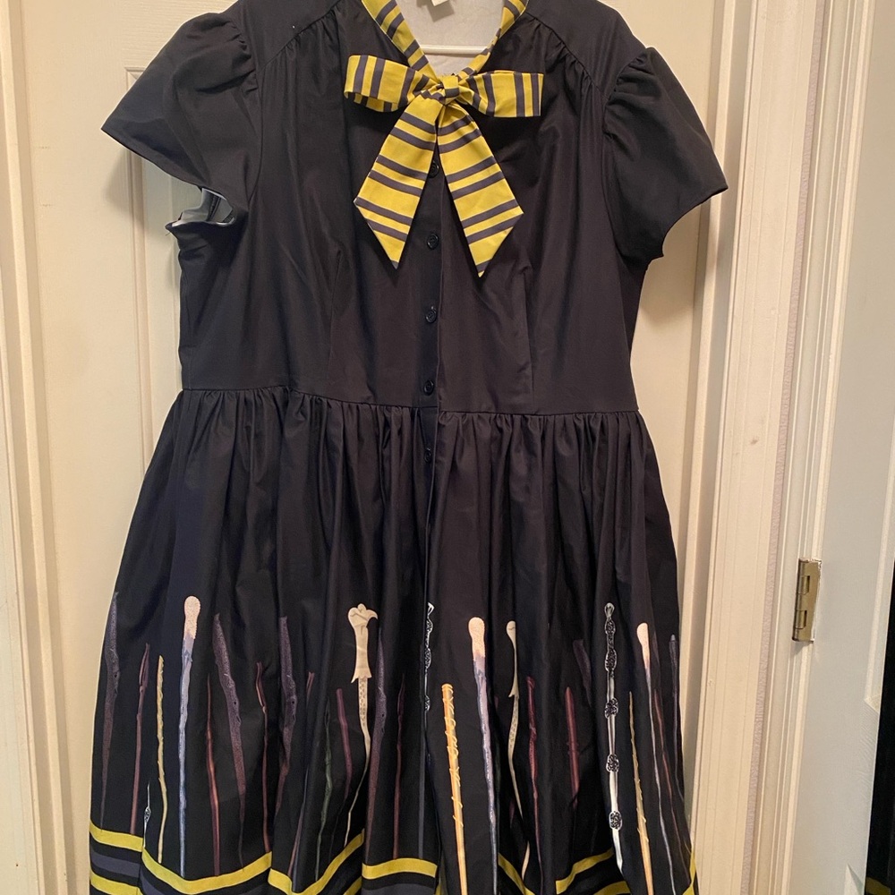 EUC - Unique Vintage x Harry Potter.  4XL 22/24 Hufflepuff dress.